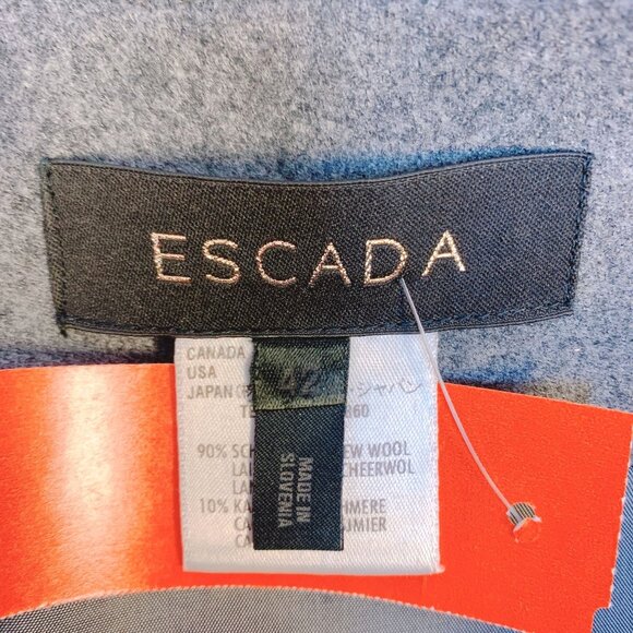 Escada Gray Wool & Cashmere Blend Skirt Size M (Italian 42) - Picture 4 of 6